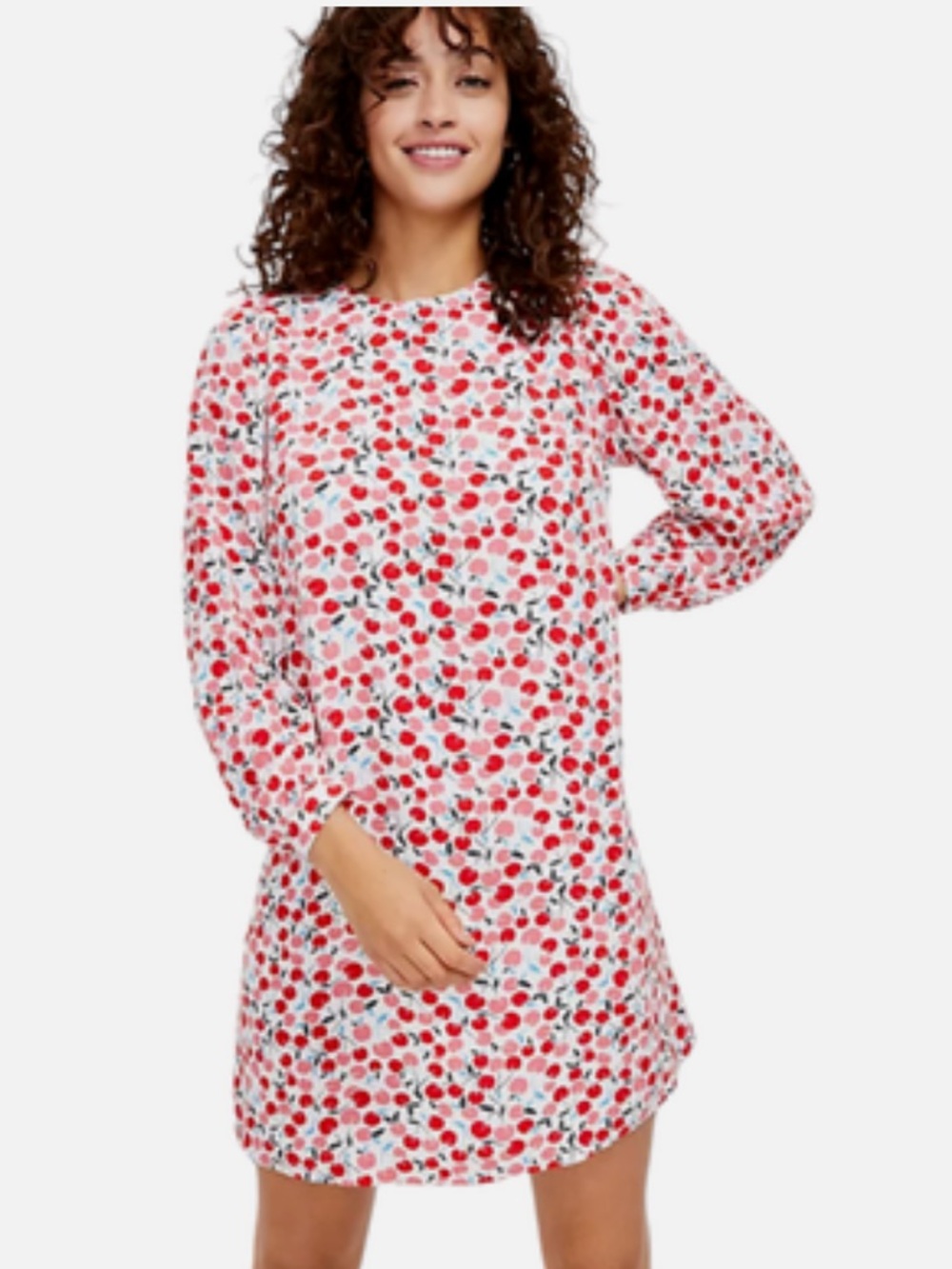 LOFT Cherry Print Dress